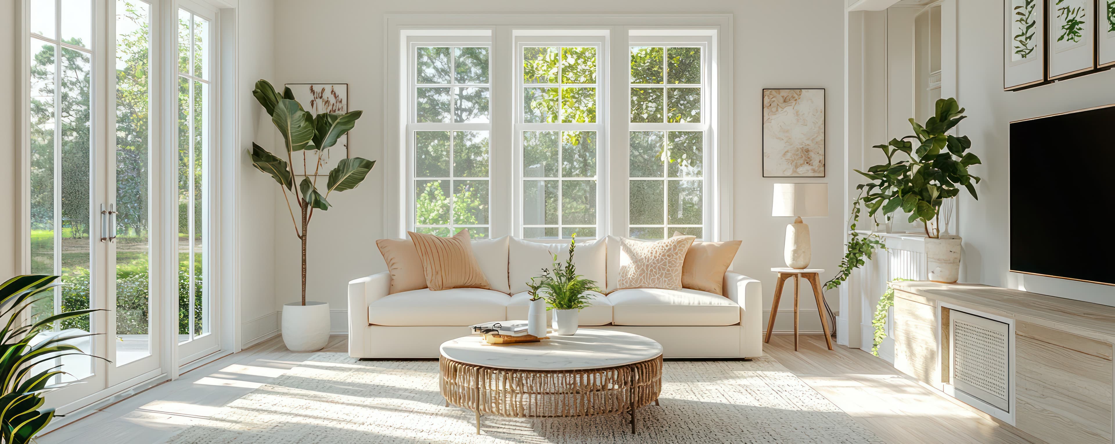 Condo living space